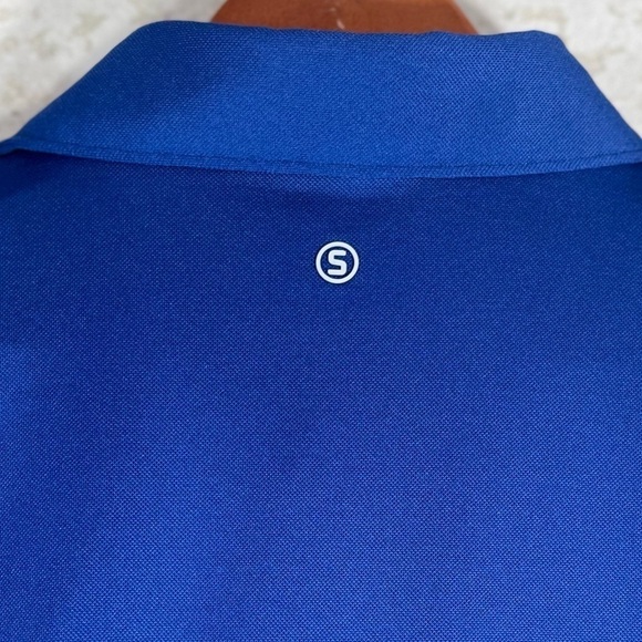 STITCH Golf Men's Blue Polo Shirt Size ML - Picture 5 of 6